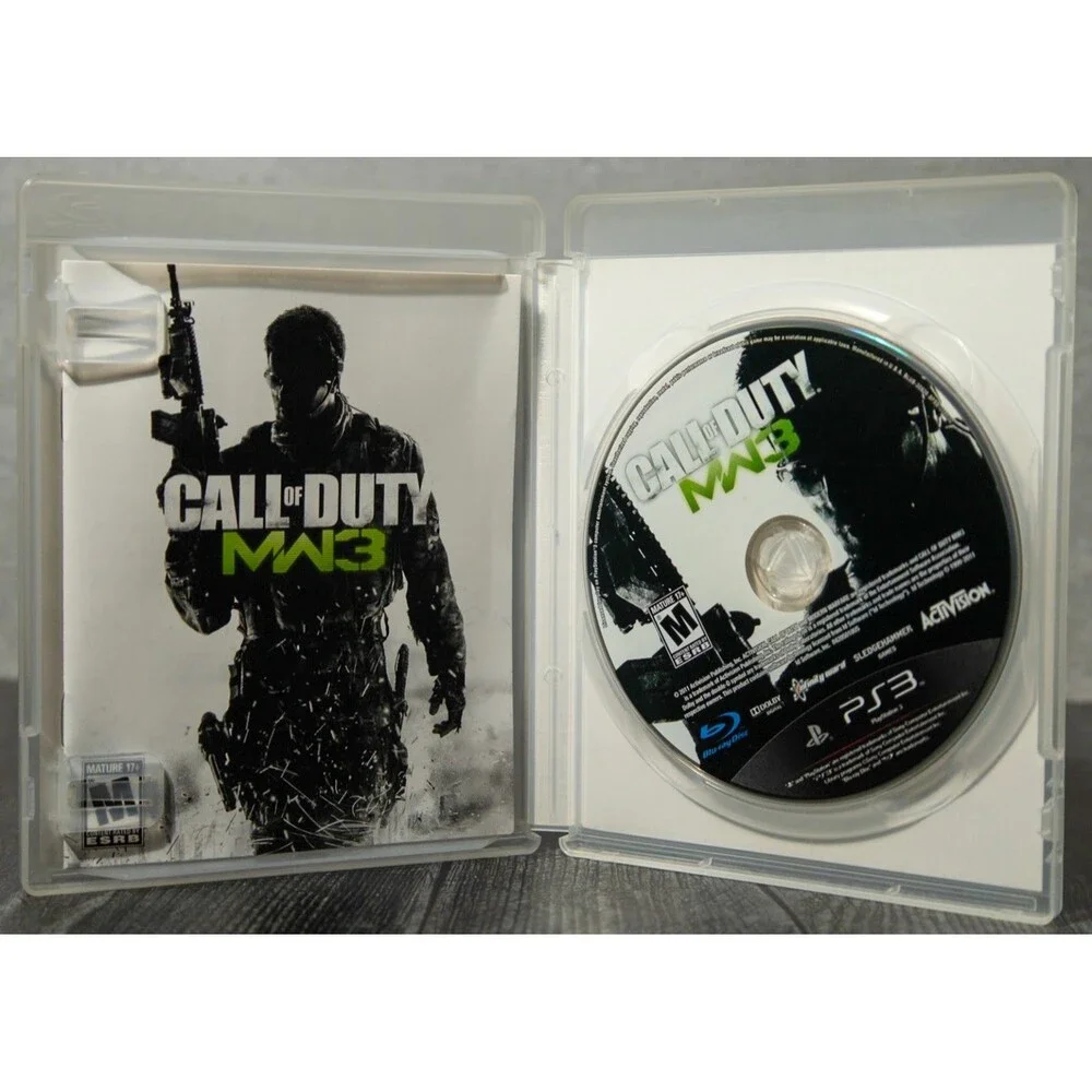 CALL OF DUTY MODERN WARFARE 3 PS3 GAME CLEANED/TESTED CLASSIC PLAYSTATION